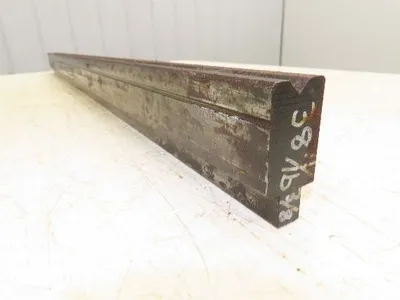 Press Brake Die 38-5/8" Long 90° V 3/8" W 3/16" D 1-3/4" H 1/2" Tang