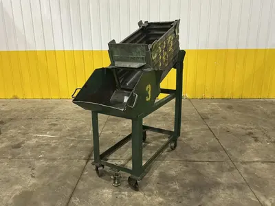 36” x 18” x 18” STEEL STACKABLE PARTS BIN TUB CONTAINER WITH DUMP DOOR, 200+ AVAILABLE: YOBRO #25062