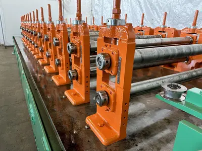 14 STAND X 3" ARBOR X 48" YODER ROLLFORMER. STOCK #18133