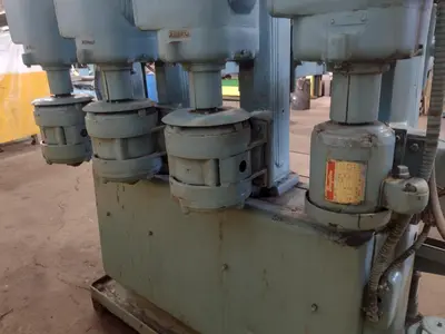 4 HEAD FOSDICK HEAVY DUTY GANG DRILL: STOCK #18005