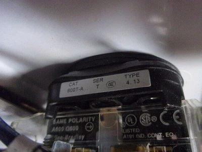 USED Allen-Bradley 800T-A & Enclosure