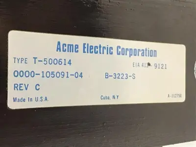 USED ACME T-500614