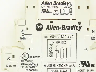 Allen-Bradley 700-HLT1Z24 Terminal Block Relay 700-TBR24 Ser A 24V Coil Lot of 9