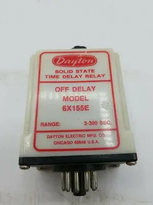 Dayton 6X155E Time Delay Relay Module