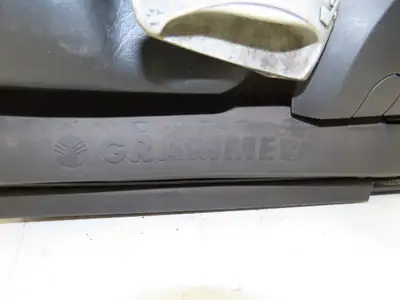 Grammer Forklift Seat Black Vinyl Adjustable Removed From Linde 0015225372