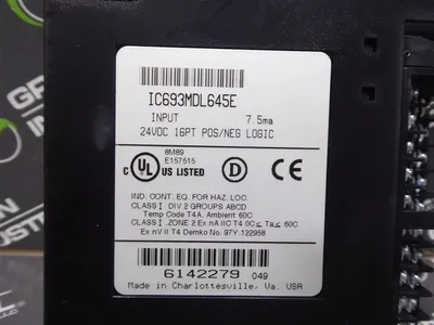 GE Fanuc IC693MDL645E Input Module without Cover Used