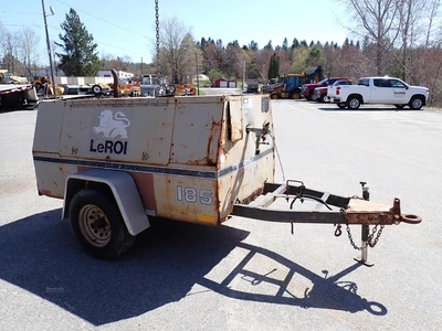 Used 1993 LEROI 185 Air Compressors, Portable Massachusetts US | Brookside Equipment Sales #1422204