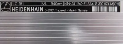 NEW HEIDENHAIN LC 181 LINEAR SCALE AE LC 181 359122-03 341240-31 940MM LC181