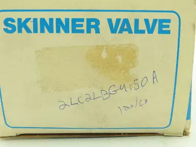 Honeywell Skinner 2LC2LBG4150 Brass Solenoid Valve 1/2"NPT 2-Way 120V NC 150 PSI