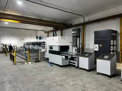 JQ LASER 3-CHUCK Tube Profile Laser | FERRIC Machinery, Inc. (7)