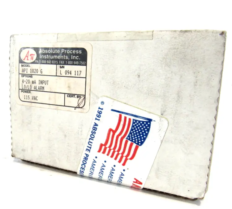 New | in-Stock ABSOLUTE PROCESS INSTRUMENTS _UNKNOWN_ Misc Electrical & Power Parts Michigan US | SB Industrial Supply #864785