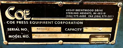 2004 COE CCL-S3-20040 Complete Feed Lines | Universal Press & Machinery (UPM) (16)