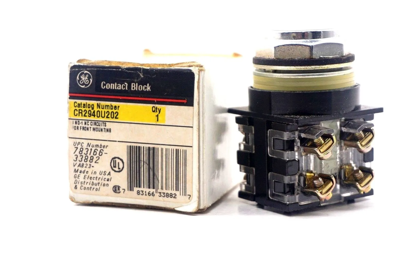 NEW GE CR2940U202 CONTACT BLOCK