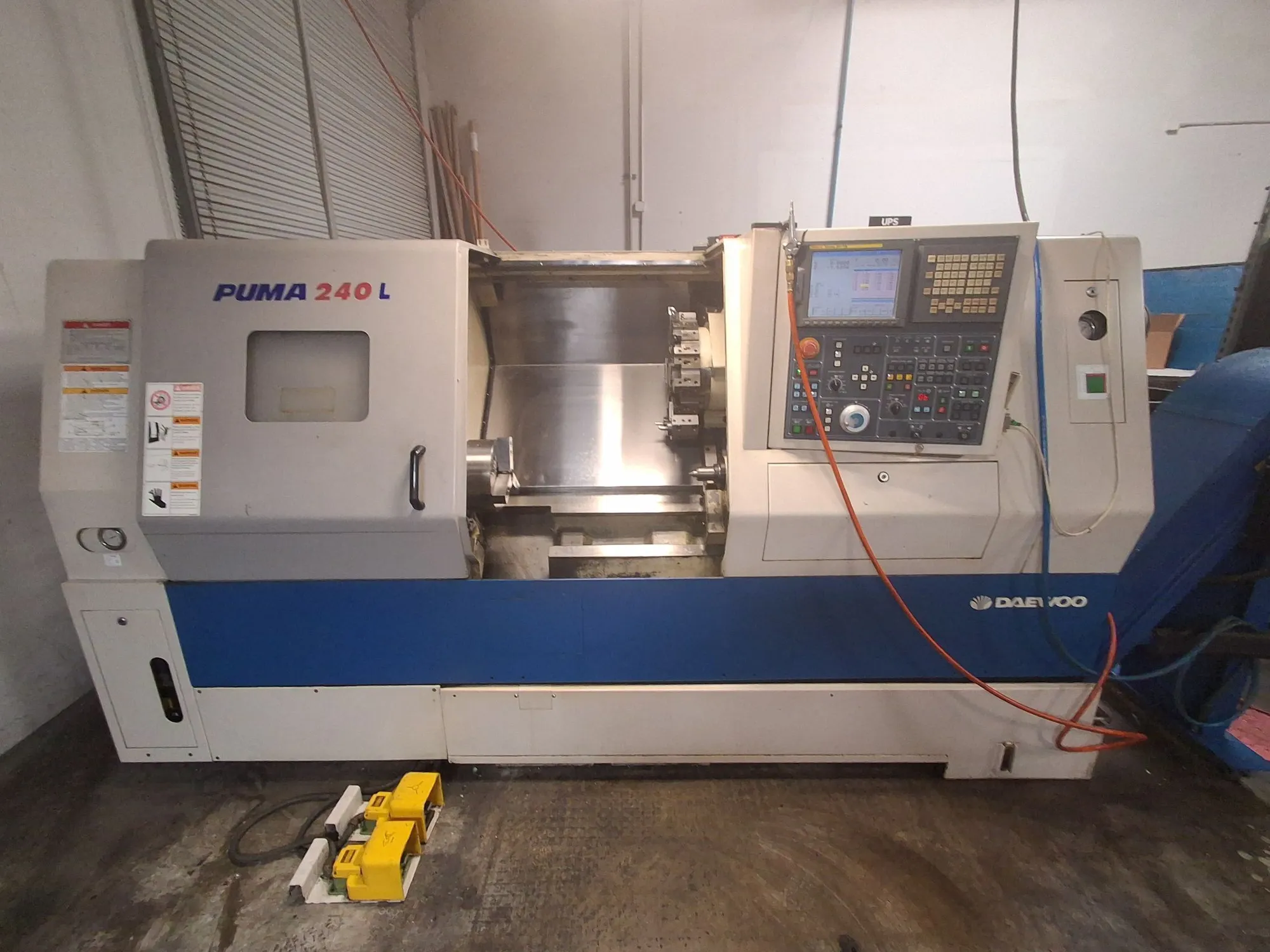 Used 2000 DAEWOO PUMA 240L CNC Lathes California US | Wheeler Machinery Sales #1480450