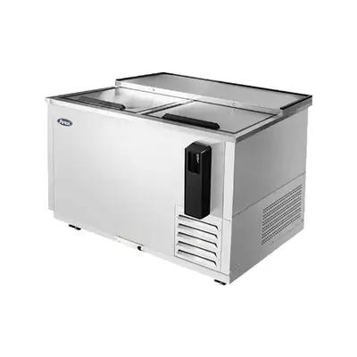 New | in-Stock Atosa New Atosa MBC50GR 50'' Bottle Cooler - Stainless Steel Bottle Coolers Illinois US | Falcon Restaurant Supply #1375321