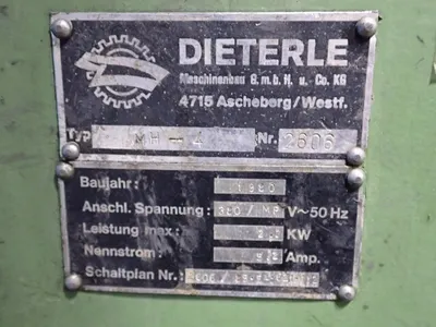 USED 1980 DUETERLE MH4