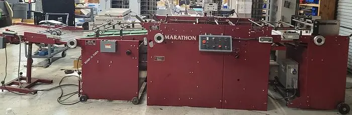 Used B & R MOLL MARATHON Folder/Gluer Machines | BROOKS PRINTING EQUIPMENT #391684