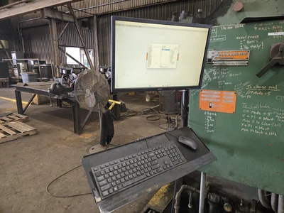 Peddinghaus F-1170-B Plate Duplicator CNC Punch; 170 Ton