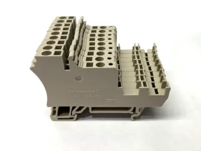 USED WEIDMÜLLER INITIATOR/ ACTUATOR TERMINAL BLOCK 1651980000 LOT OF 9