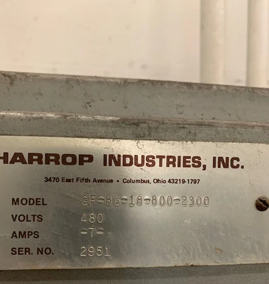 Harrop Gas Fired Kiln, 2300 F
