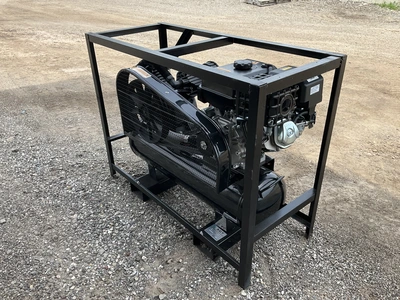 Used AGT INDUSTRIAL AC AIR COMPRESSOR Tank Mounted Air Compressors Michigan US | Miedema Asset Management Group #1339093