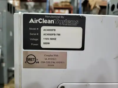 USED AIRCLEAN SYSTEMS AC4000FB
