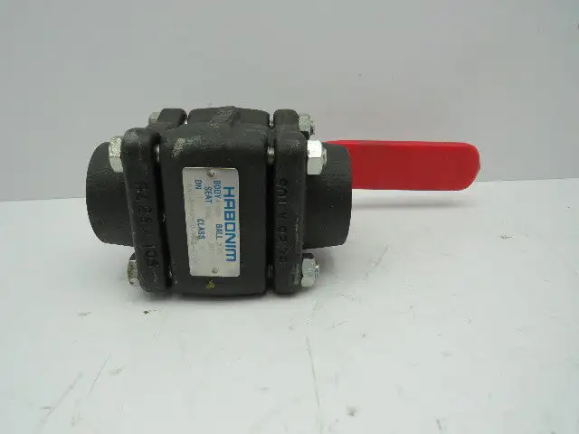 Habonim High Pressure Stainless Ball Valve Steel Body 1" NPT Class 1500