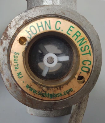 NEW ERNST Sight Water Flow Indicator