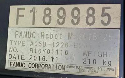 Used 2016 FANUC M-20IB/25 Robots Michigan US | RAB Industries, Inc. #184498