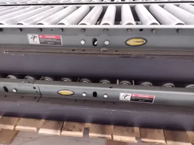 Used Hytrol Medium Duty Gravity Roller Conveyor LOT OF 95 FT Roller Conveyors Michigan US | Maverick Industrial Sales #1398692
