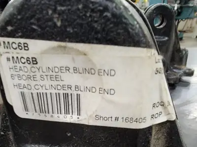 6" Bore Blind End Cylinder Head MC6B, Clevis Mount, Steel