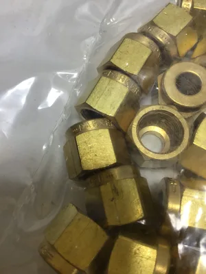 Parker 20 PSC 4 BZ-B Brass ⅜ Hex Nut Tubing