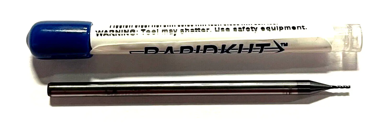 RapidKut .025" Miniature Carbide End Mill AlTiN Coated 3 Flute 30Â° Helix USA