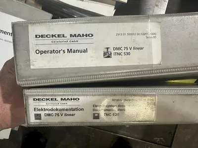 2004 DMG DECKEL MAHO MODEL #75V-LINEAR GANTRY STYLE CNC VERTICAL MACHINING CENTER / VMC: STOCK #21988