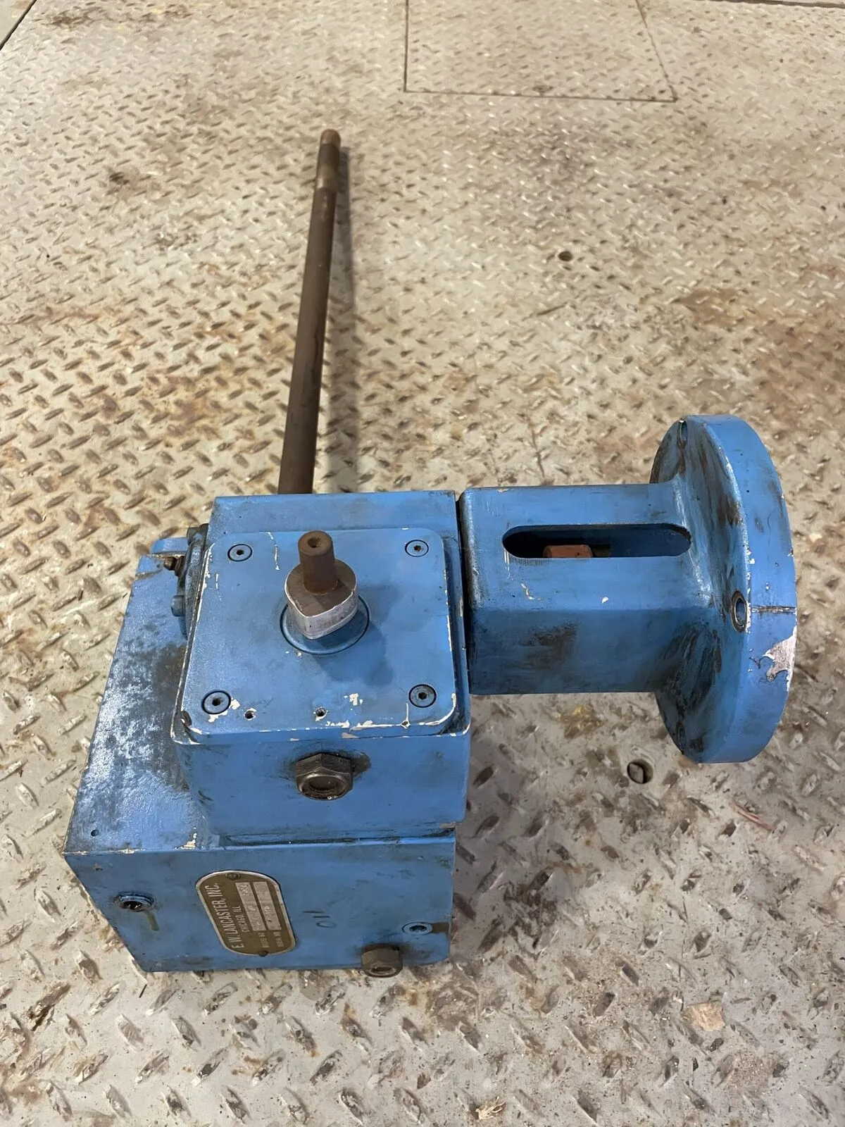 E.W. Lancaster 350-4-270 Worm Gear Drive / Speed Reducer 20:1