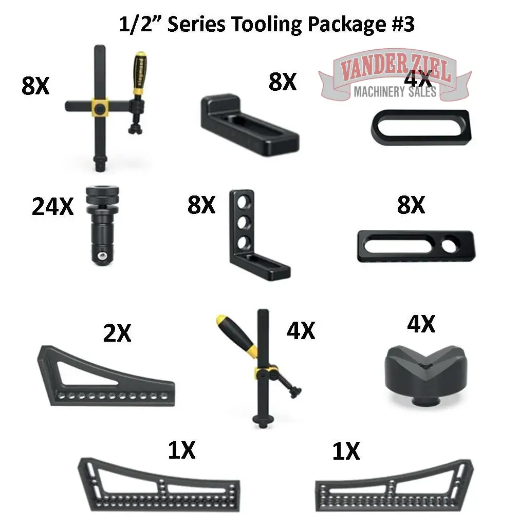 Siegmund 1/2" Series (System 16) Tooling Package #3, Model 4-163300.1 - NEW