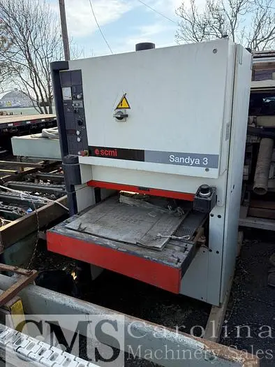 Used SCMI SANDYA 3 RCS-95 WIDE BELT SANDER Woodworking Sanders | CAROLINA MACHINERY SALES #421456