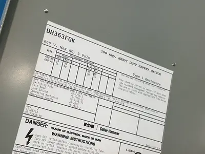 Used EATON DH363FGK Disconnects Ohio US | HGR 24 #1280489