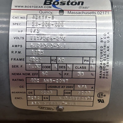 New | in-Stock Boston Gear knox090065747-AERTF-B-69727 Miscellaneous MRO Indiana US | J&J Industrial Supply #1493381