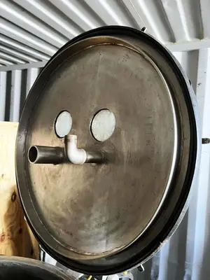 ATM/De Laval 20 x 14 perforate basket centrifuge, 316SS.