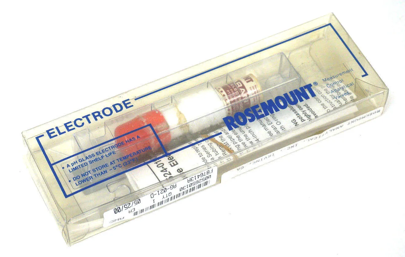 NEW ROSEMOUNT 524-19033 LAZARAN RED LABEL REFERENCE ELECTRODE 52419033