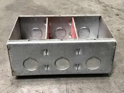 3-Gang Masonry Box, 6x4"