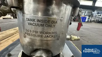 USED Morehouse Cowles 1 Gal Morehouse Cowles Vacuum Mixer, Model ViscoMax, S/S