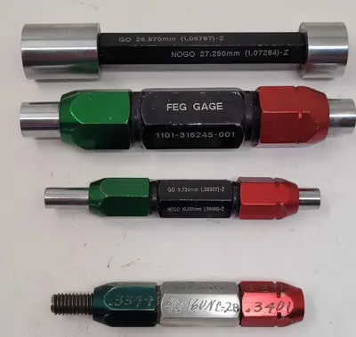 Used FEG GAGE GO/NO GO PLUG GAUGE Misc Industrial Equipment Kentucky US | Aucto #687095