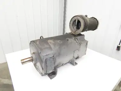 Baldor D5030P DC Motor 30Hp 1750/2300 RPM 150/300FV 500 Arm Volts 288AT Frame