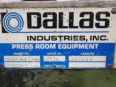 24" WIDE x 10,000 LB DALLAS FEED LINE