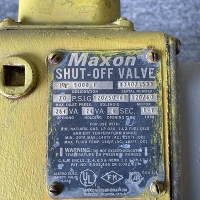 Used Maxon 5000 Valves/Fittings California US | Davliegogo LLC #1723862