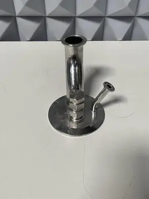 USED ITT SHEROTEC 5" END CAP W/ 2" AND 1" PORT