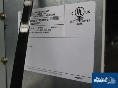 USED Cissell Cissell Filter Bag Tumbler Dryer, Model CT025E