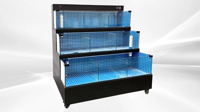 171-0324 60" Live Seafood Self Contained Sea Water Lobster Tank Cooler